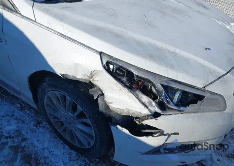 2015 Hyundai Sonata Limited z USA, uszkodzony, nr VIN 5NPE34AF6FH088863